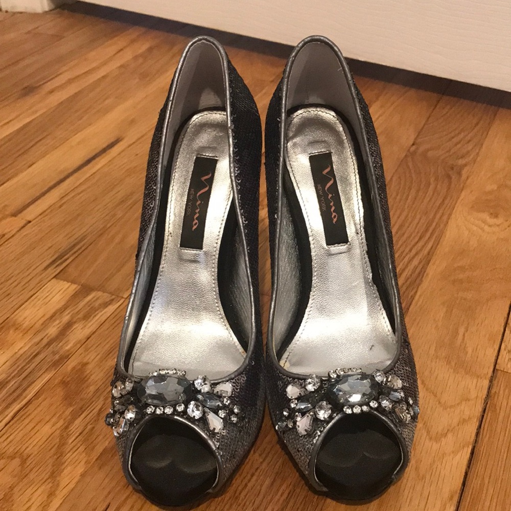 Nina Sequin Heels